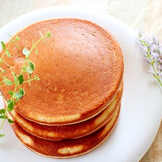 イソフラボンたっぷり！スイーツ粉の豆腐パンケーキ